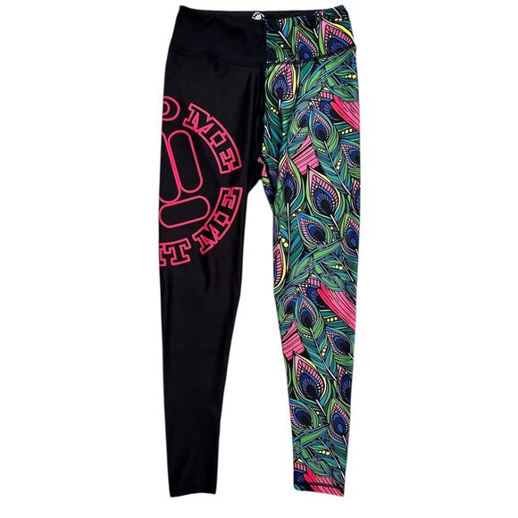 Feed Me Fight Me Goddess Endurance Peacock Leggings - Picture 4 of 6